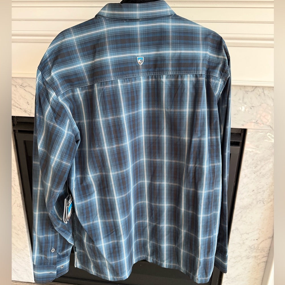 KUHL Men's Response Button Down in Blue Mirage - Picture 3 of 5